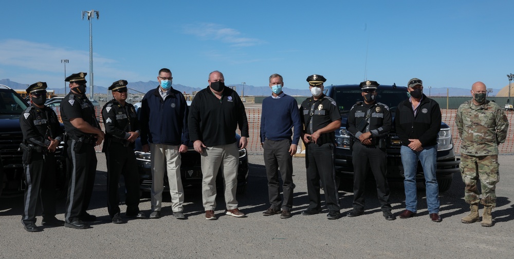 Mr. Robert J. Fenton, Department of Homeland Security Senior Response Official, visits Task Force Holloman