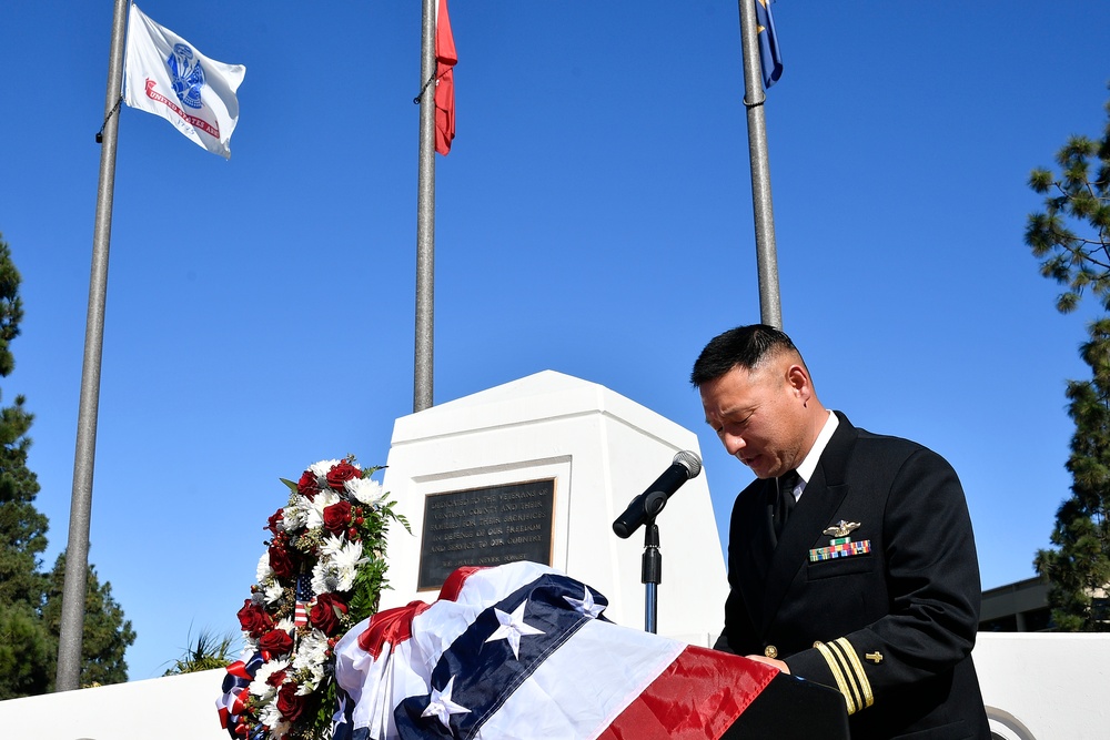 Navy Leaders from NBVC Commemorate Veterans Day Events