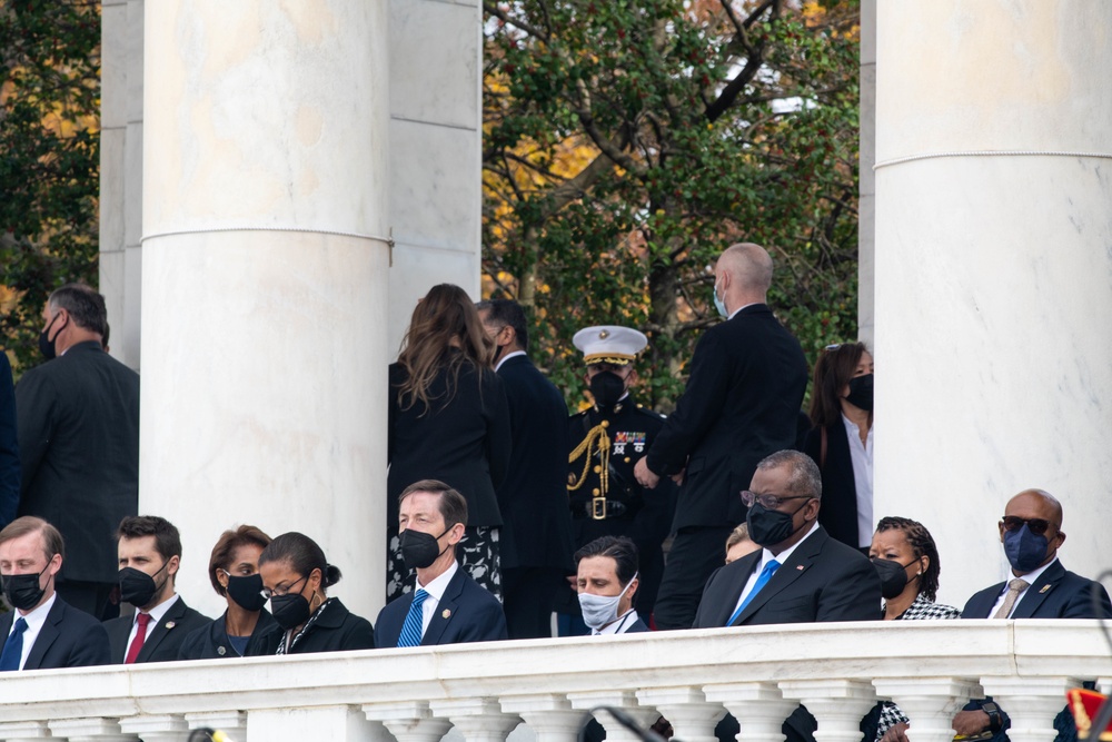 Arlington National Cemetery Veterans Day events 2021