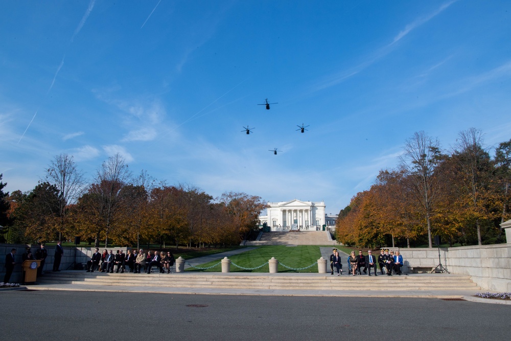 Arlington National Cemetery Veterans Day events 2021