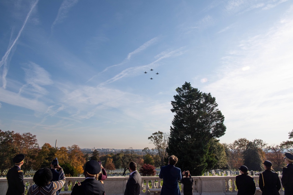 Arlington National Cemetery Veterans Day events 2021