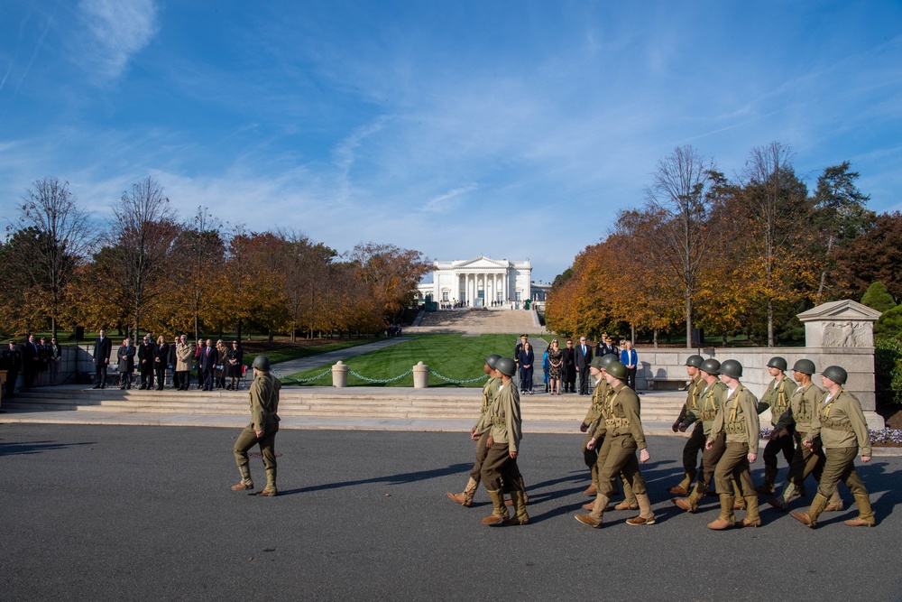 Arlington National Cemetery Veterans Day events 2021