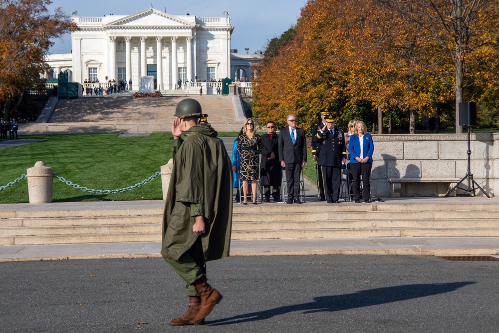 Arlington National Cemetery Veterans Day events 2021