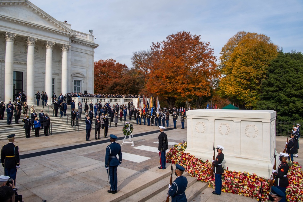 Arlington National Cemetery Veterans Day events 2021