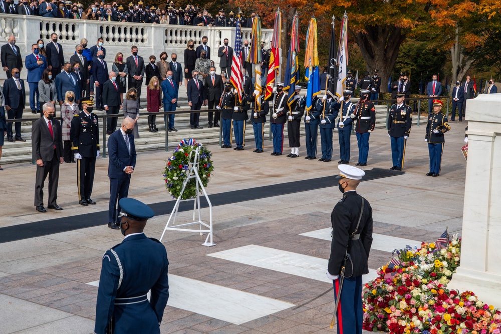 Arlington National Cemetery Veterans Day events 2021