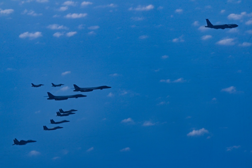 Royal Saudi Air Force F-15’s join U.S. Air Force Presence Patrol