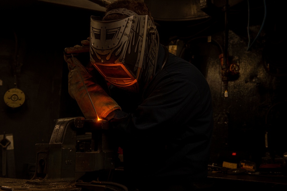 USS Carl Vinson (CVN 70) Sailors Work in Liberty Port