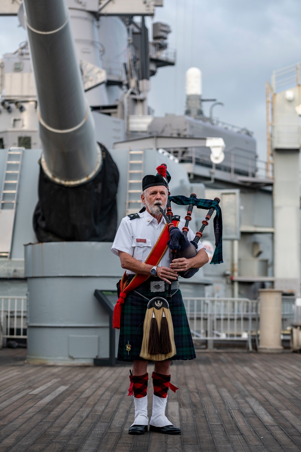 USS Missouri Memorial Association Hosts Annual Veteran's Day Sunset Ceremony