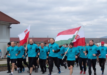 Polish Troops Host National Independence Day Run