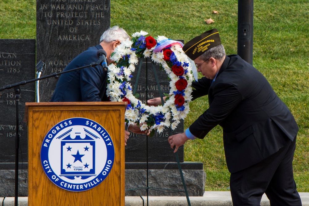 Centerville, Ohio Veterans Day ceremony