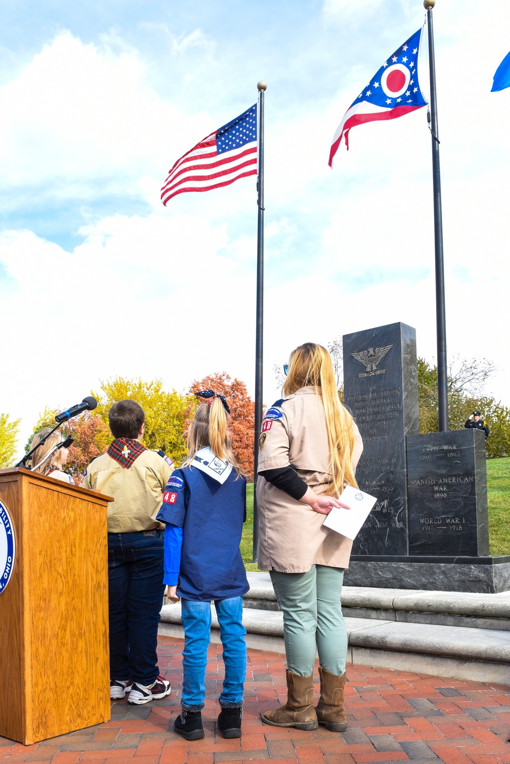 Centerville, Ohio Veterans Day ceremony