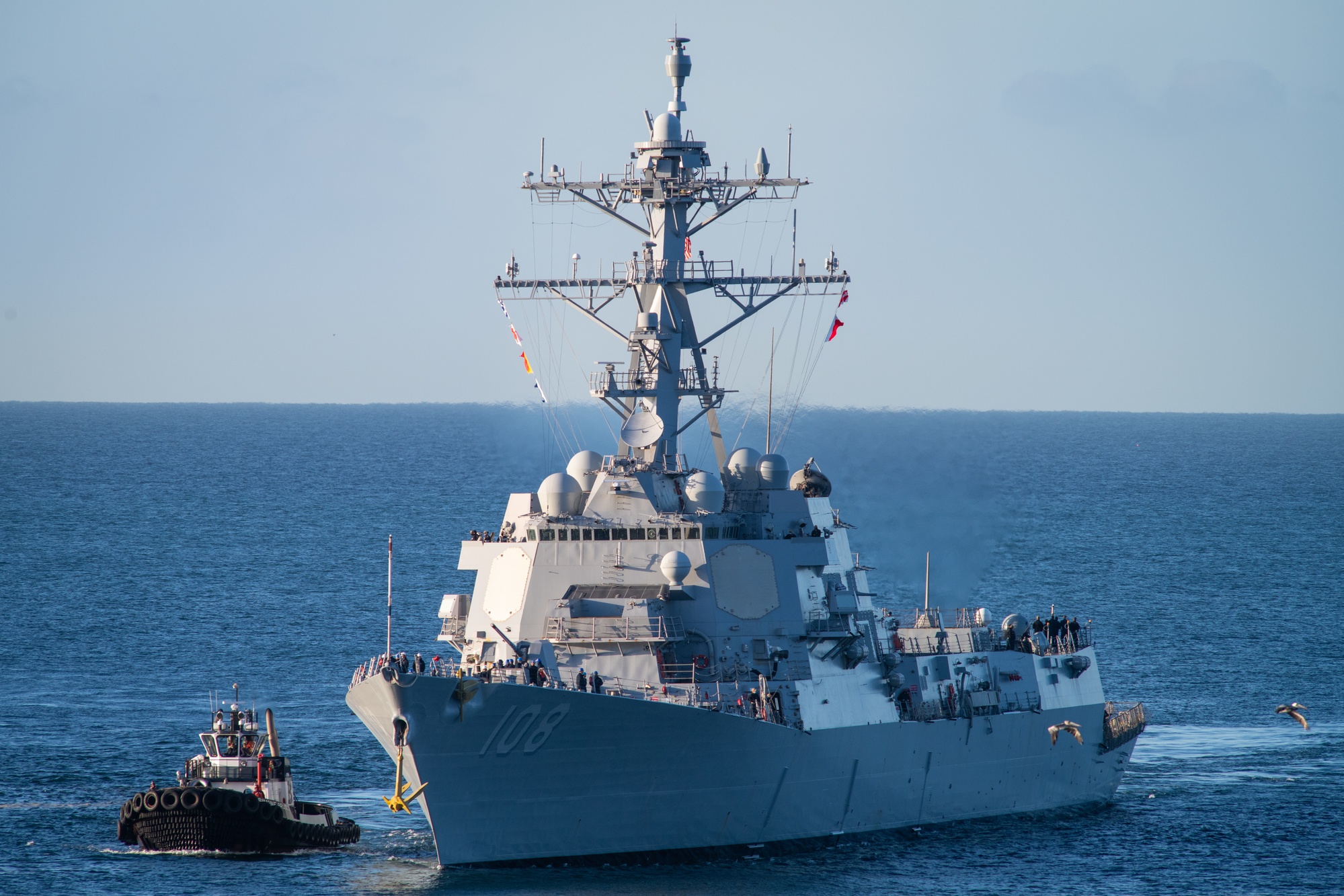 DVIDS - Images - USS Wayne E. Meyer (DDG 108) Carries Special Significance  for Naval Surface Warfare Center, Port Hueneme Division During Combat  Systems Assessment Team Event Visit [Image 1 of 6]