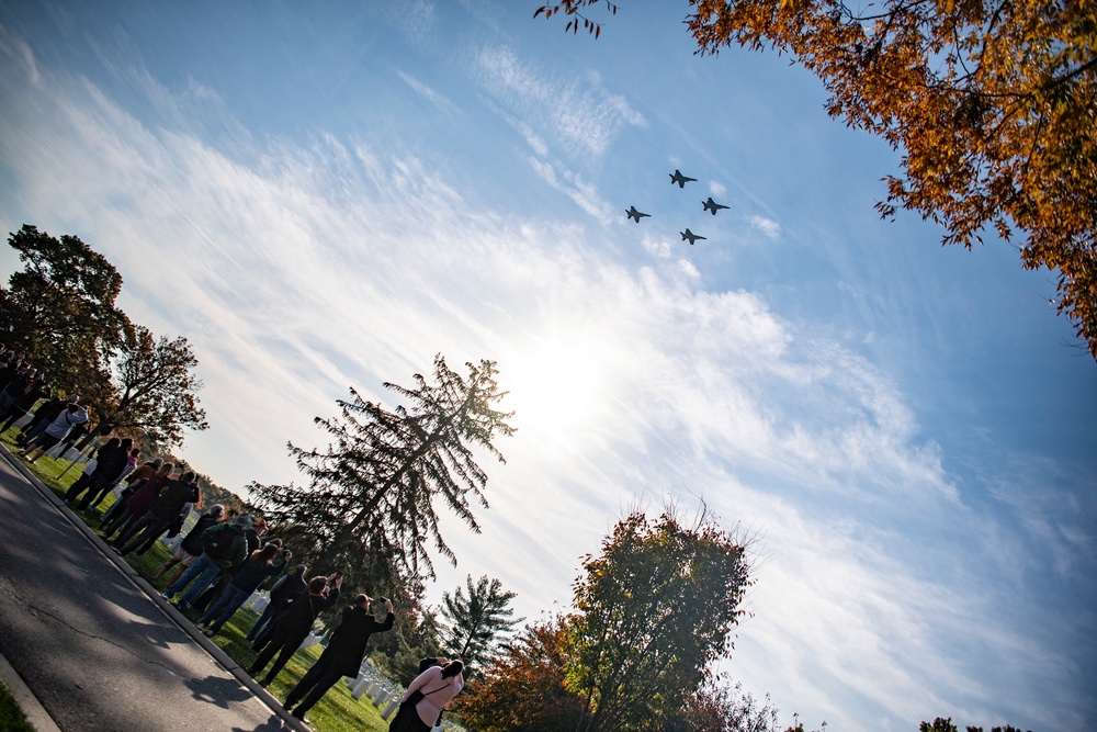 A Joint Procession and Aerial Review in Honor of the Tomb of the Unknown Soldier Centennial Commemoration