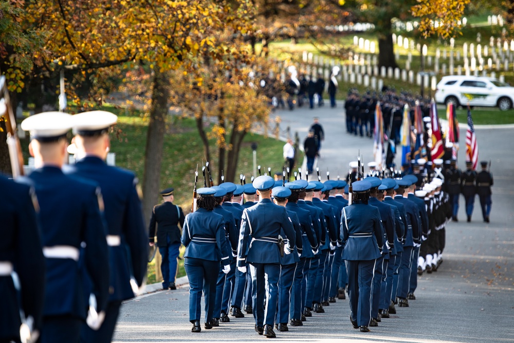 A Joint Procession and Aerial Review in Honor of the Tomb of the Unknown Soldier Centennial Commemoration