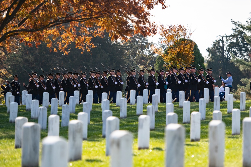 A Joint Procession and Aerial Review in Honor of the Tomb of the Unknown Soldier Centennial Commemoration