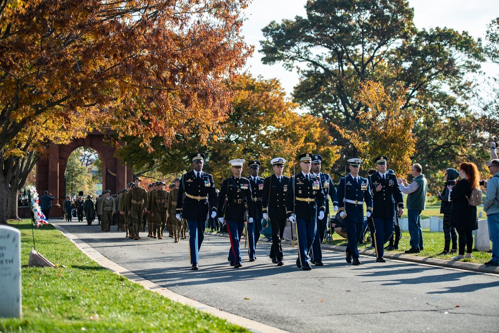 A Joint Procession and Aerial Review in Honor of the Tomb of the Unknown Soldier Centennial Commemoration