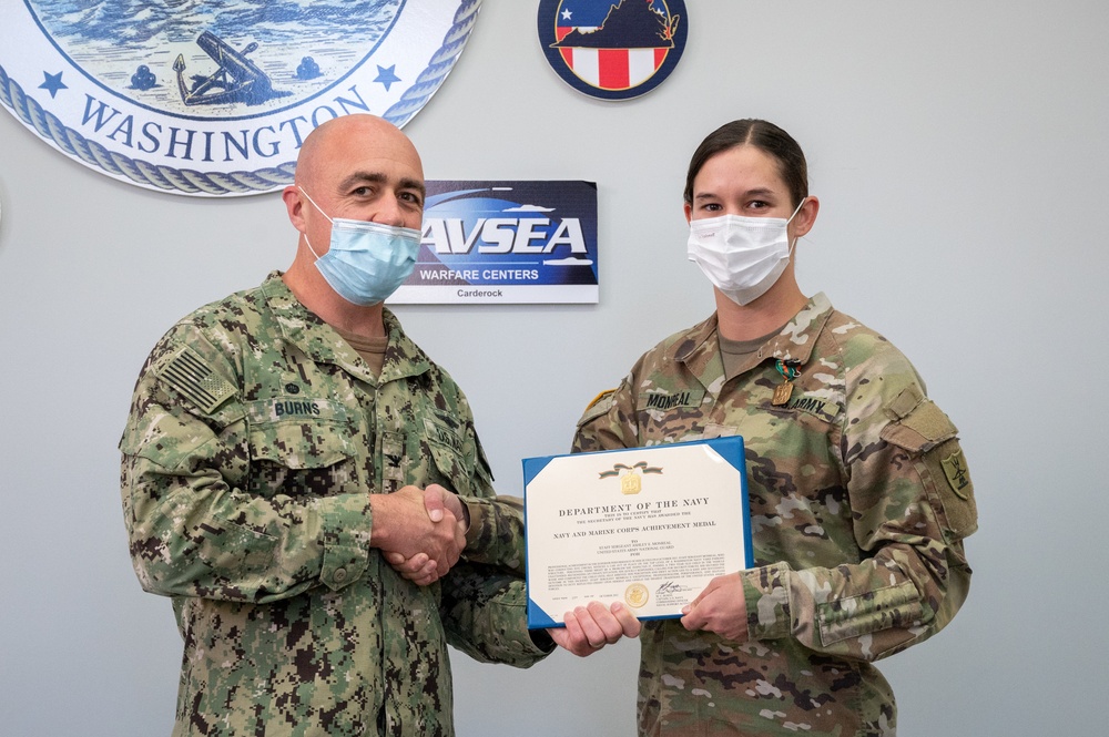 SSG Ashley Monreal Award Ceremony