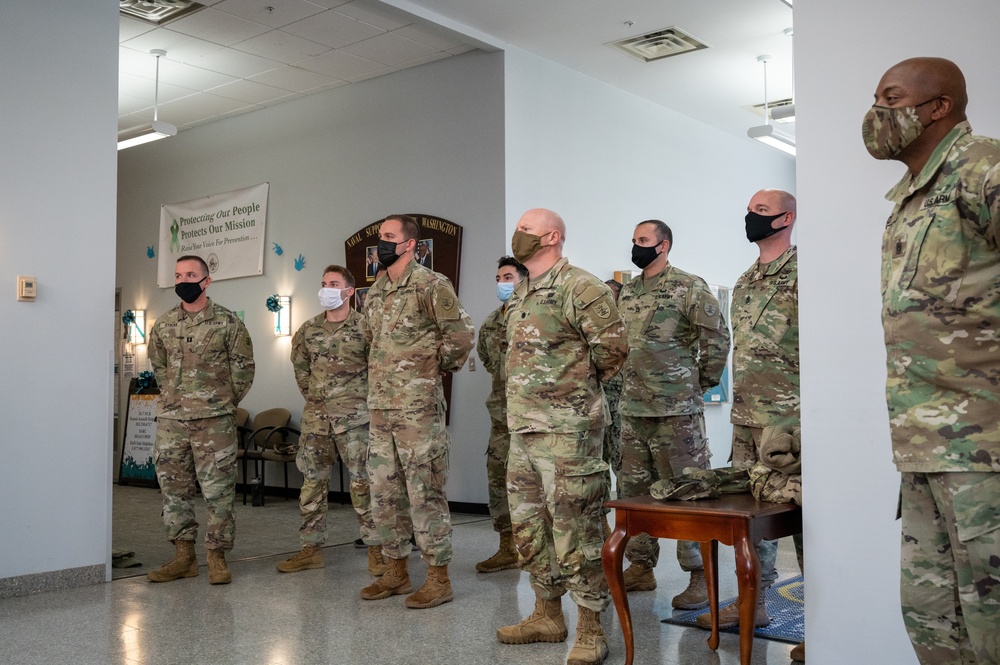 SSG Ashley Monreal Award Ceremony