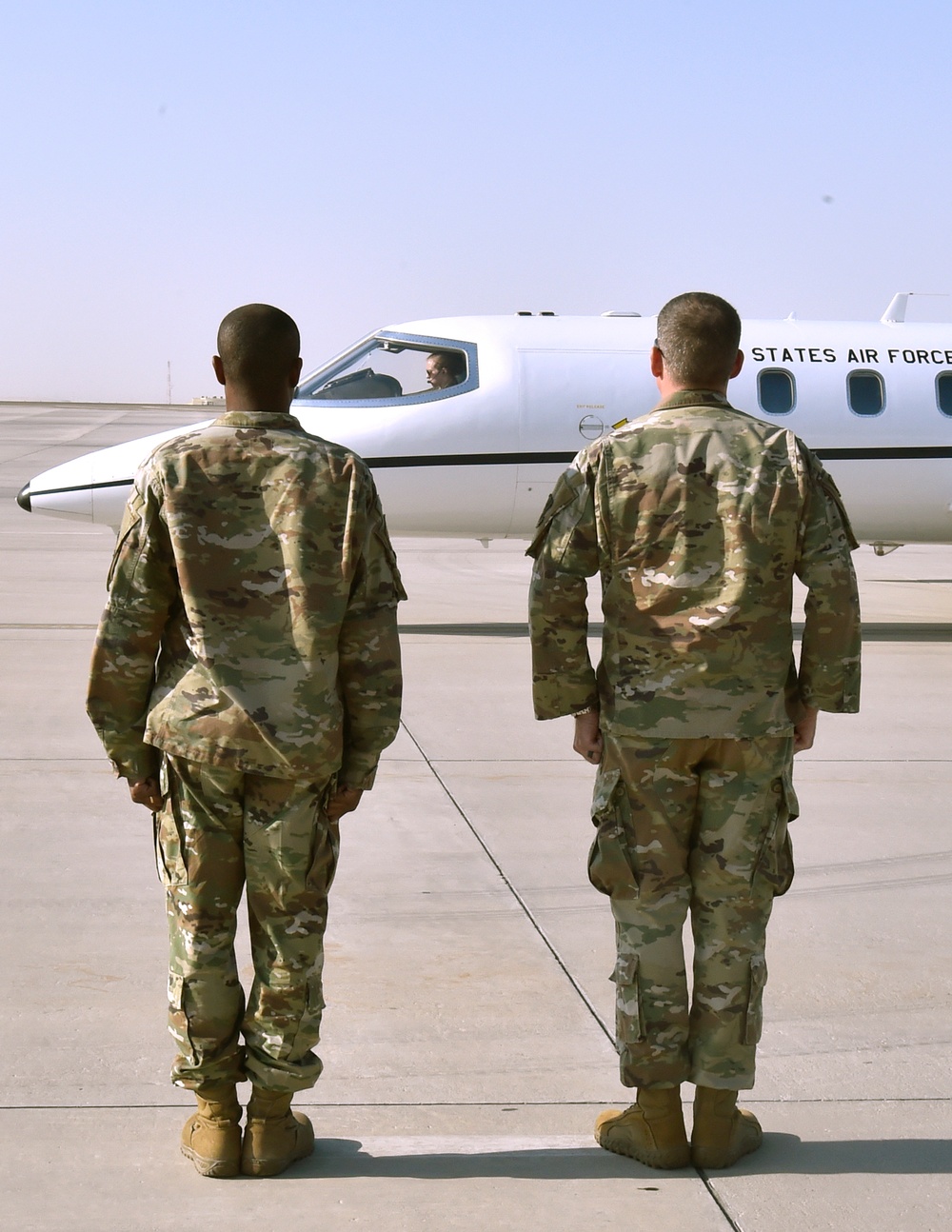 AFCENT leaders visit Al Dhafra