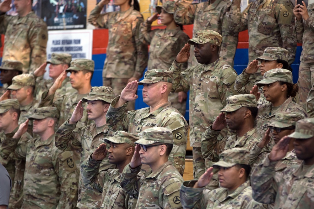 'Spears Ready' headquarters company changes command