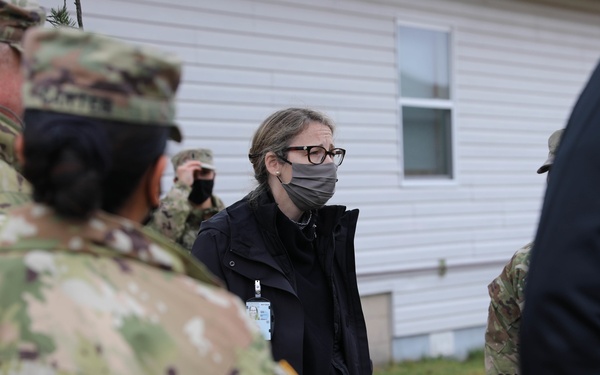 DASD King and SRO Fenton Visit Task Force McCoy