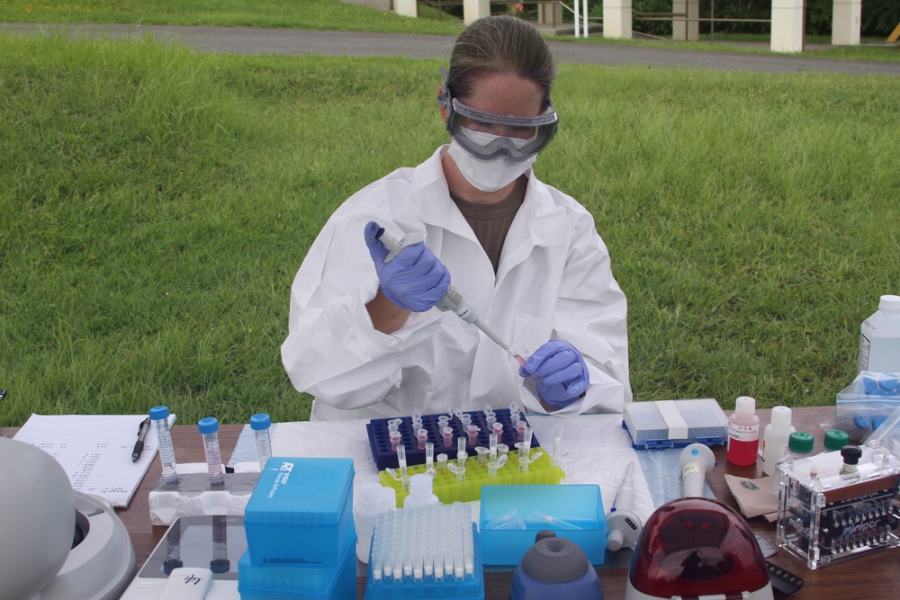 MAJ Karen E. Thomas, Dir. of Laboratory Services,