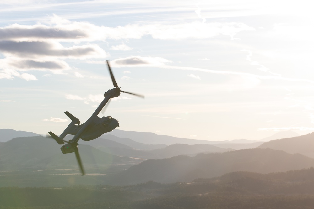 Marines train in the Rocky Mountains: Combat Insertion