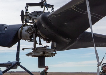Marines train in the Rocky Mountains: Rotor Repair