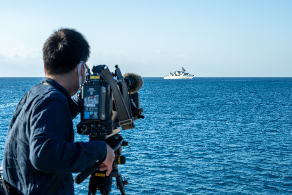 HMCS Winnipeg Visits White Beach Okinawa