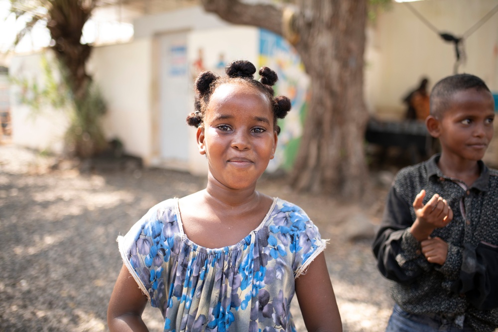 Caritas Orphanage visited by Camp Lemonnier