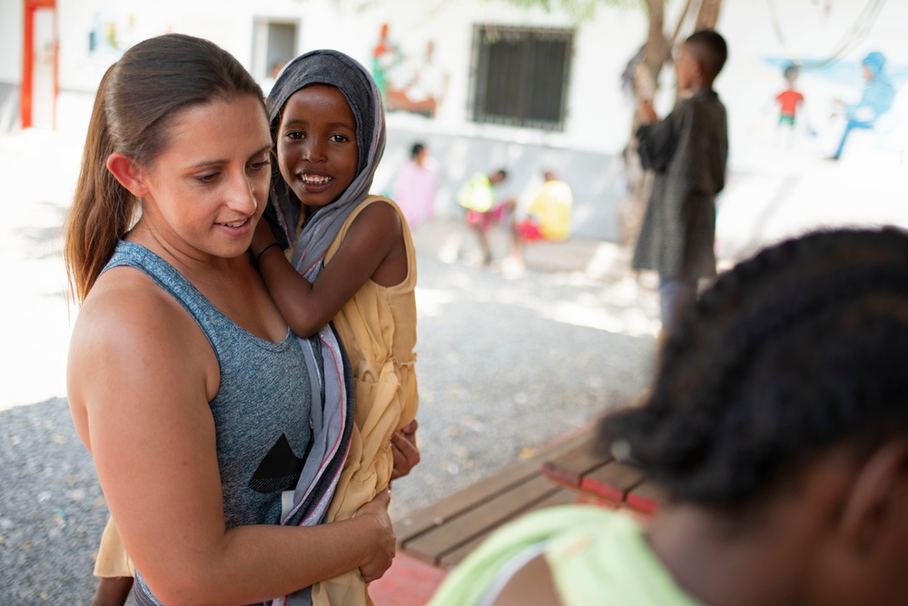 Caritas Orphanage visited by Camp Lemonnier