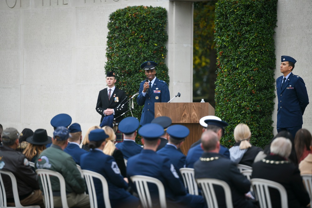 US, UK pay tribute at Veterans Day ceremony