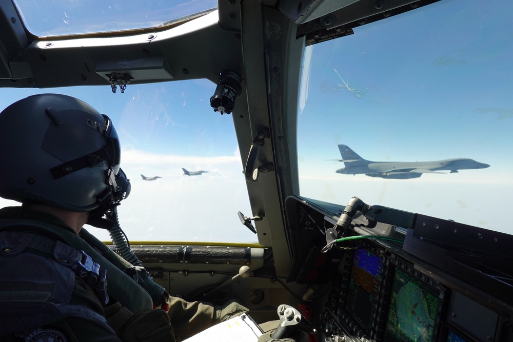 9EBS B-1 conducts Presence Patrol