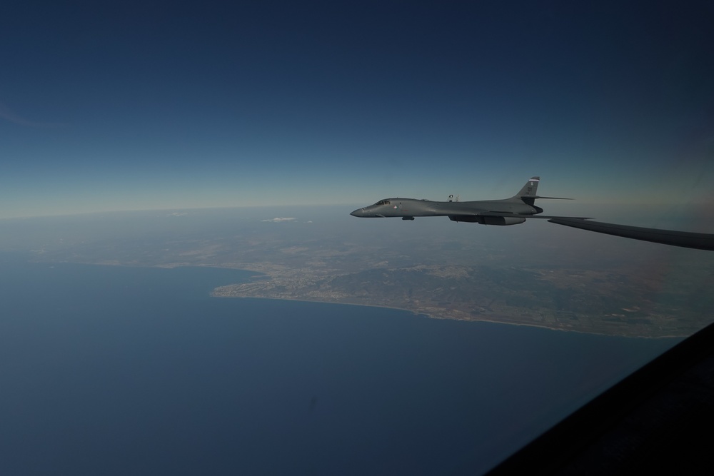 9EBS B-1 conducts Presence Patrol