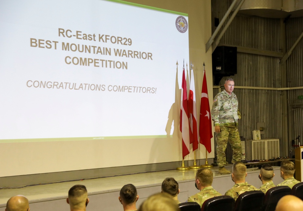 Awards for Regional Command-East Soldiers Best Mountain Warrior Contest
