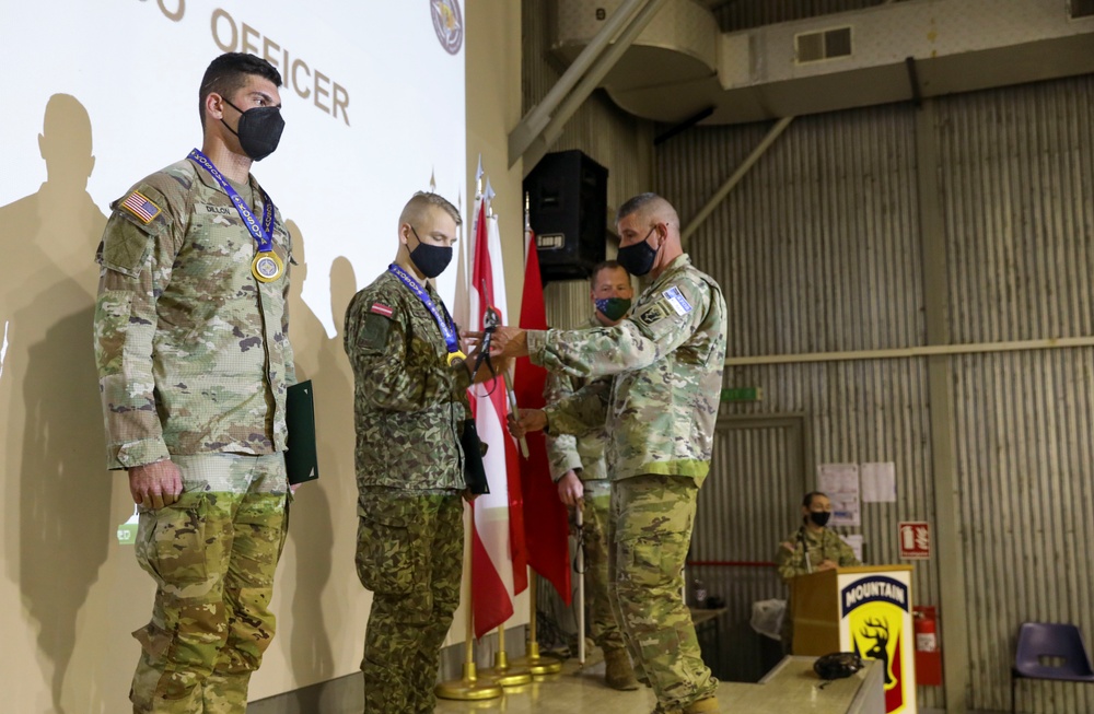 Awards Ceremony for Regional Command-East Soldiers Best Mountain Warrior Contest