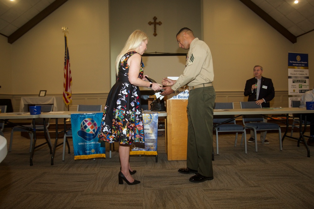 Sgt. Diego Marmolejo Receives the Service Member of the Year Award