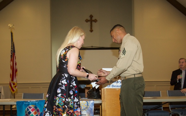 Sgt. Diego Marmolejo Receives the Service Member of the Year Award