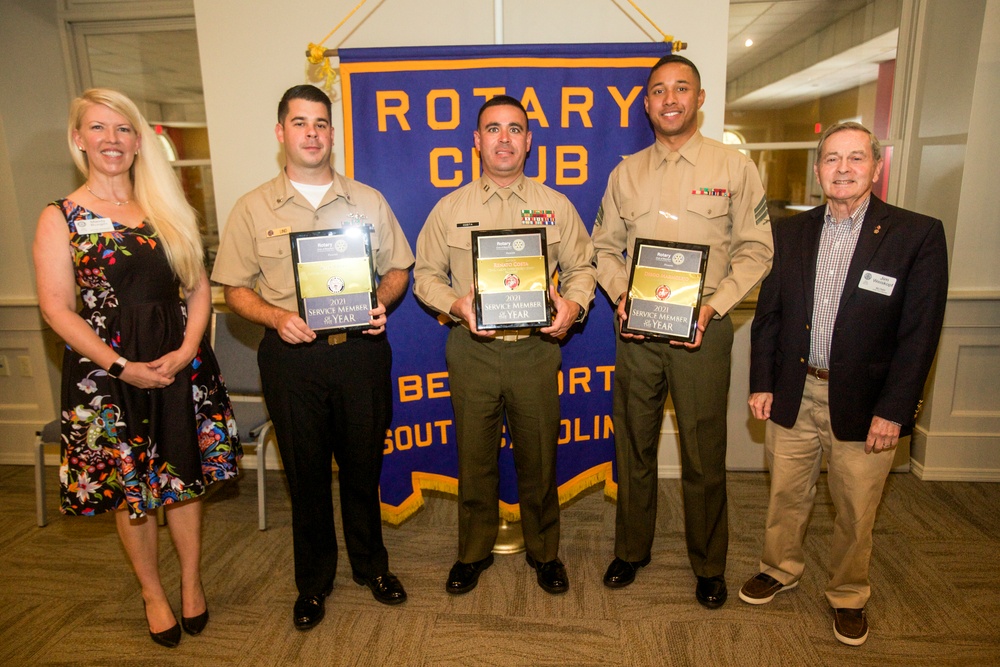 U.S. Service Members Receive the Service Member of the Year Award