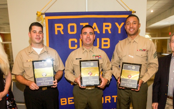 U.S. Service Members Receive the Service Member of the Year Award