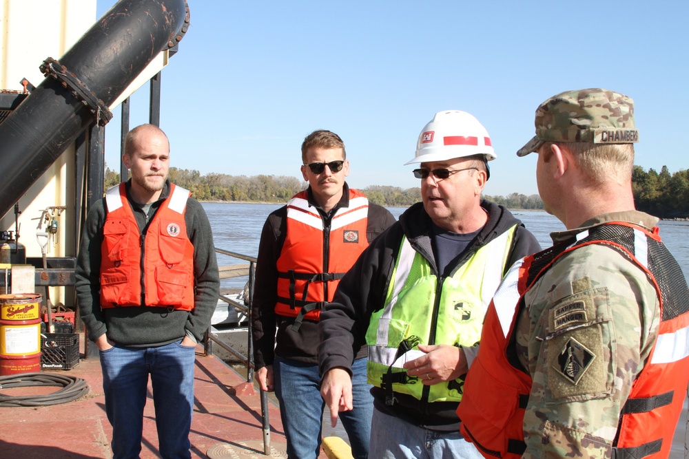 On board the Dredge Goetz