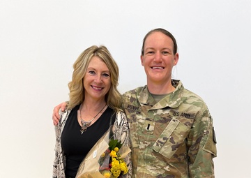 Wyoming infantry unit welcomes its first female commander