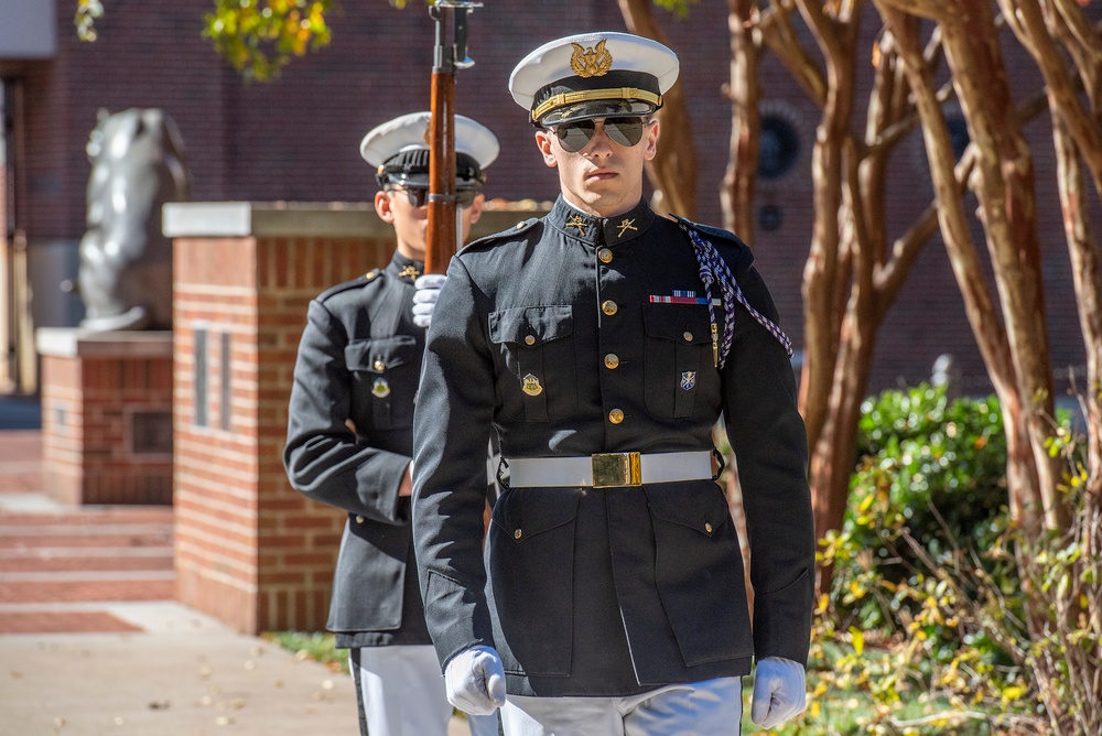 Pershing Rifles honor guard