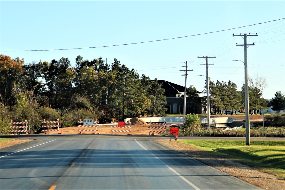 New bridge at Fort McCoy