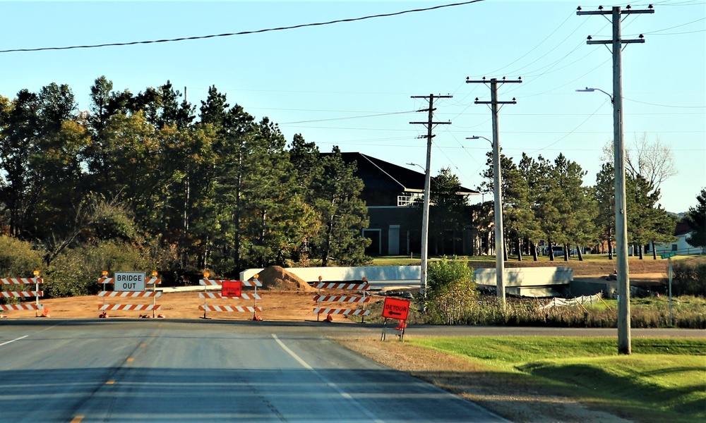 New bridge at Fort McCoy