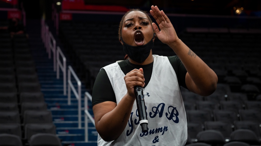 Washington Wizards host Joint Base Anacostia-Bolling Airmen, Sailors for basketball rivalry game