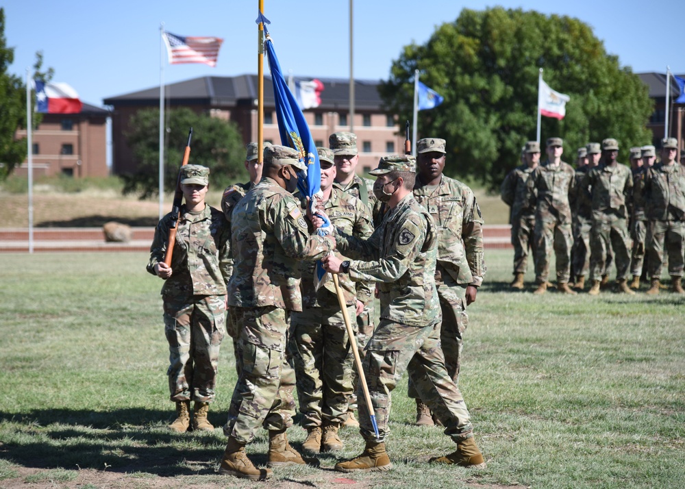 344th Military Intelligence Battalion conducts a change of responsibility