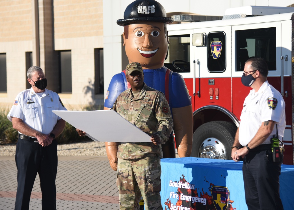 Goodfellow declares fire prevention week