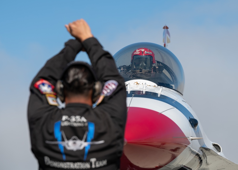 F-35A Demo Team at the 2021 California International Air Show