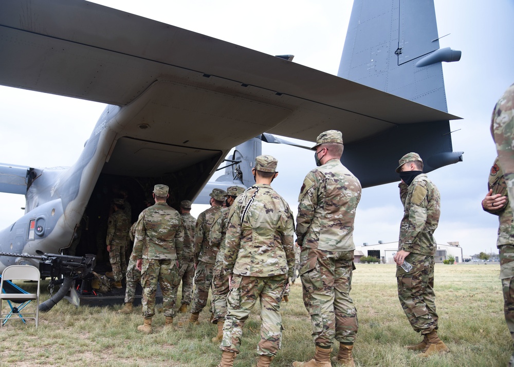 Photo Story - CV-22 Osprey lands at Goodfellow